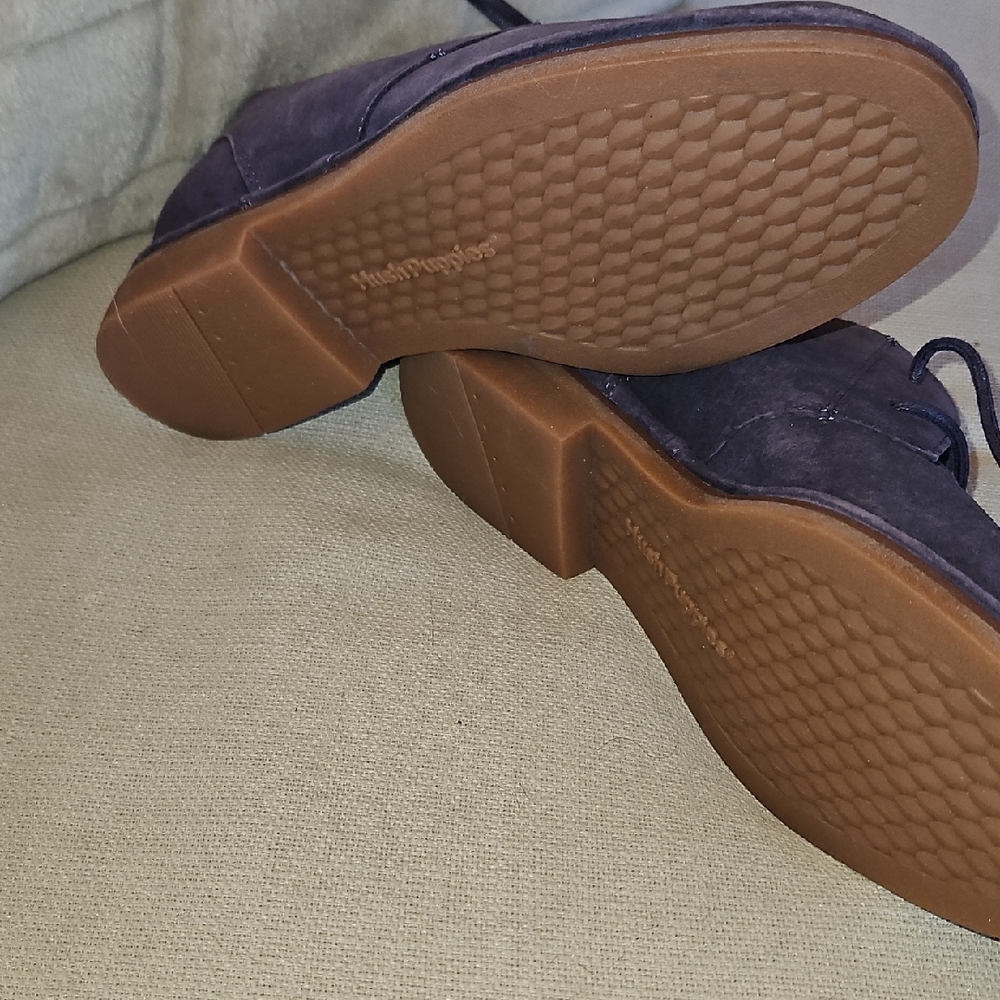 Hush Puppies Women's Size 7 Purple Suede Shoes - Picture 5 of 8
